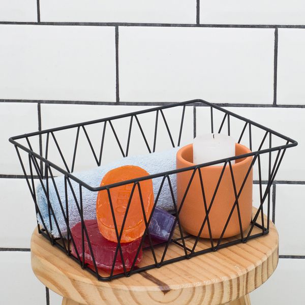 Cesto aramado com forro pequeno - oikos