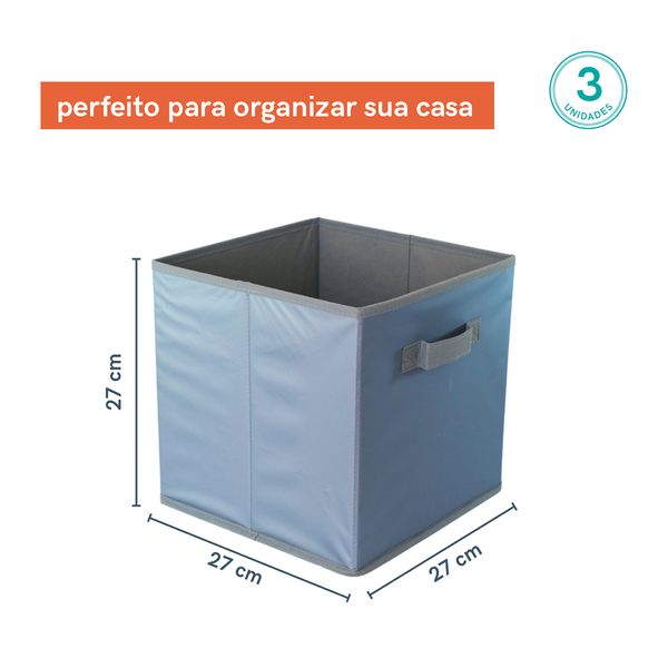 Organizador dobrável oikos - 3 unidades