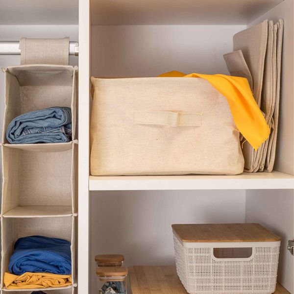 Organizador dobrável linho - oikos