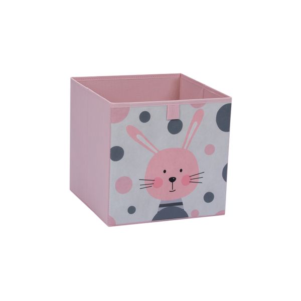 Organizador infantil dobrável de roupa e brinquedo estampado tnt - oikos