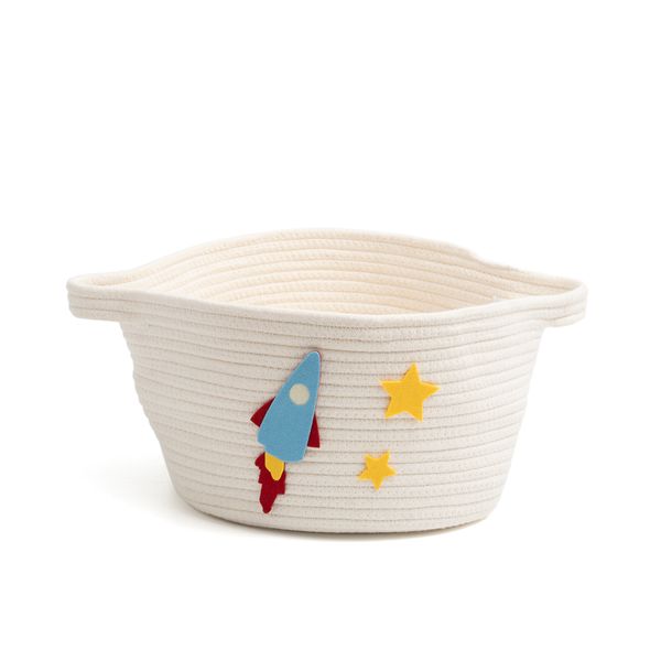 Cesto arco-íris 35cm de corda - oikos