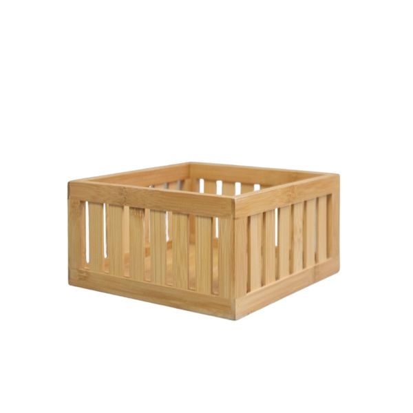 Cesto ripado de bambu 22cm - oikos