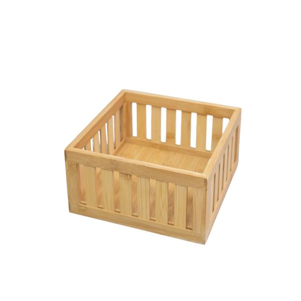 Cesto ripado de bambu 22cm - oikos