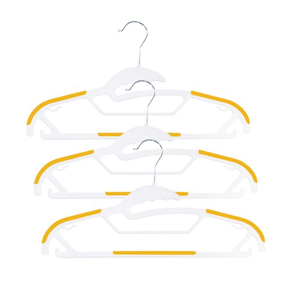 Kit 24 cabides jack amarelo oikos