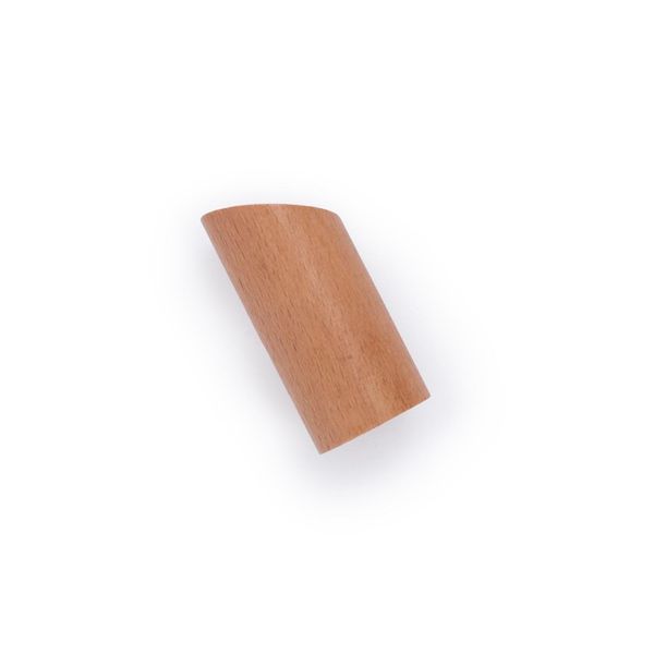 Gancho de madeira para parede 3cm cabideiro roupa - oikos