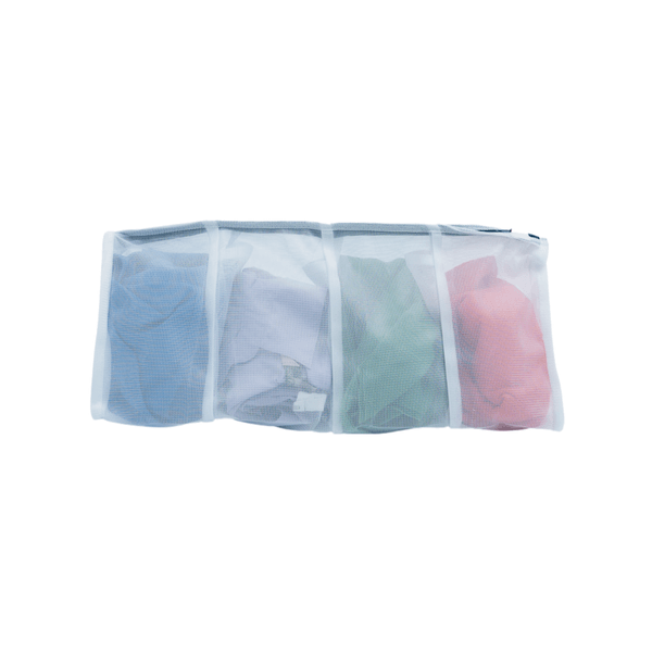 Saco para máquina de lavar roupas 4 divisórias - oikos