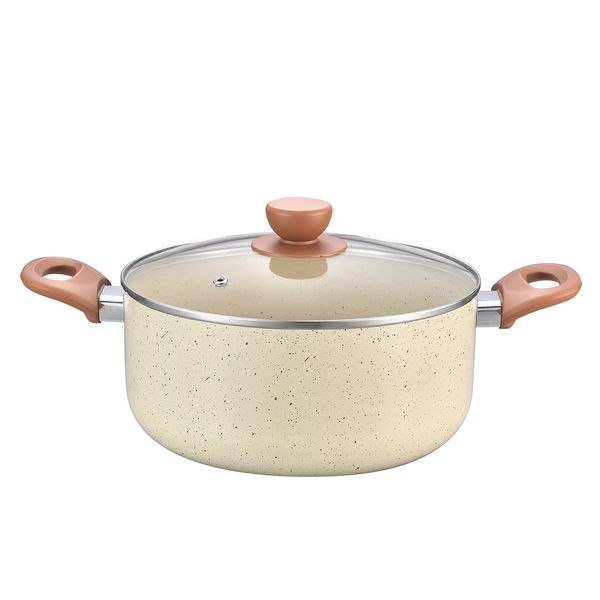 Kit 8 panelas com antiaderente cerâmico terrara - oikos