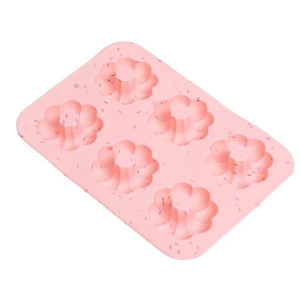 Forma de silicone para bolinho flor - oikos