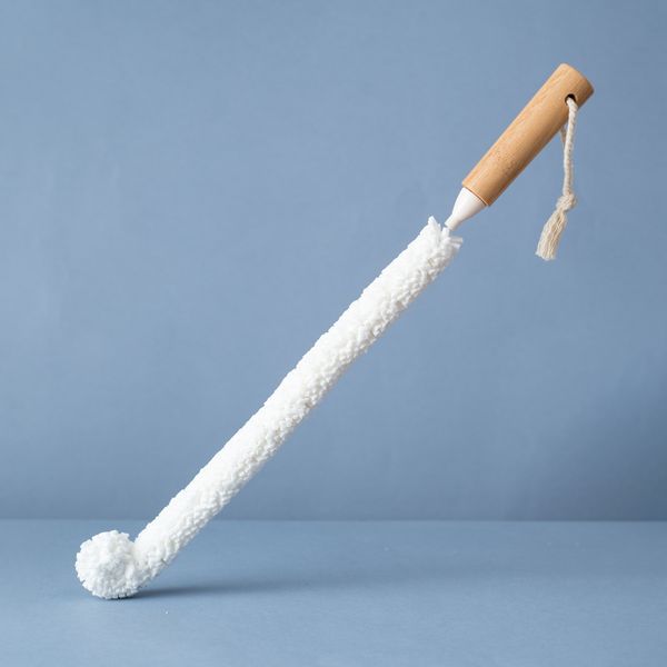 Escova de limpeza flexível para jarras cabo de bambu - oikos