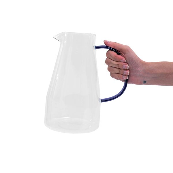 Jarra de vidro com alça 1,8l - oikos