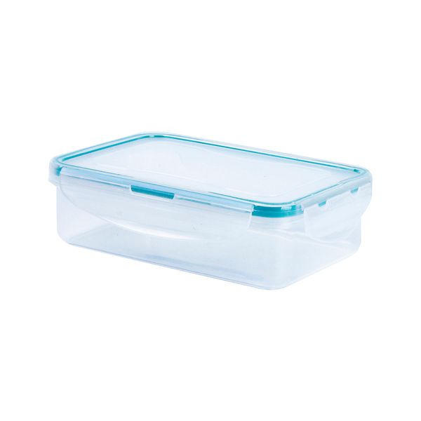 Pote 800ml hermético de plástico transparente - oikos