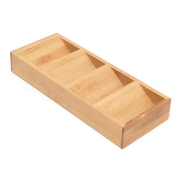 Organizador de talheres em bambu - oikos