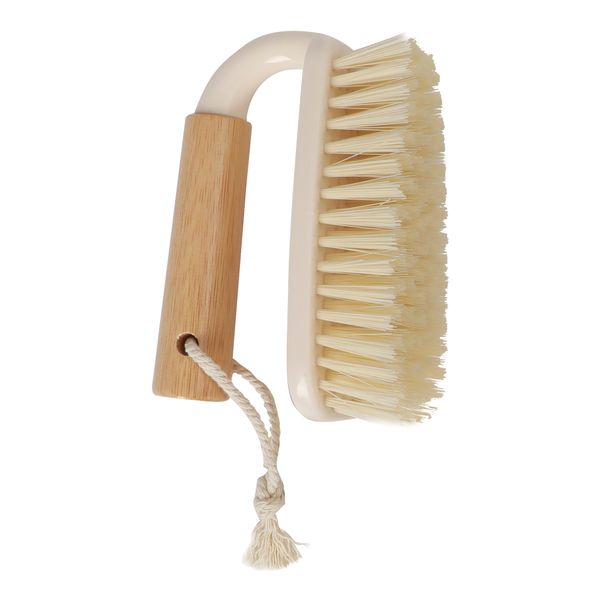 Escova de limpeza multiuso com cabo de bambu - oikos