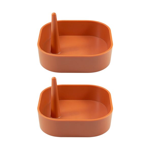 Kit 2 mini organizadores laranja oikos