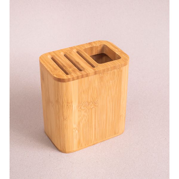 Porta facas de bambu - oikos