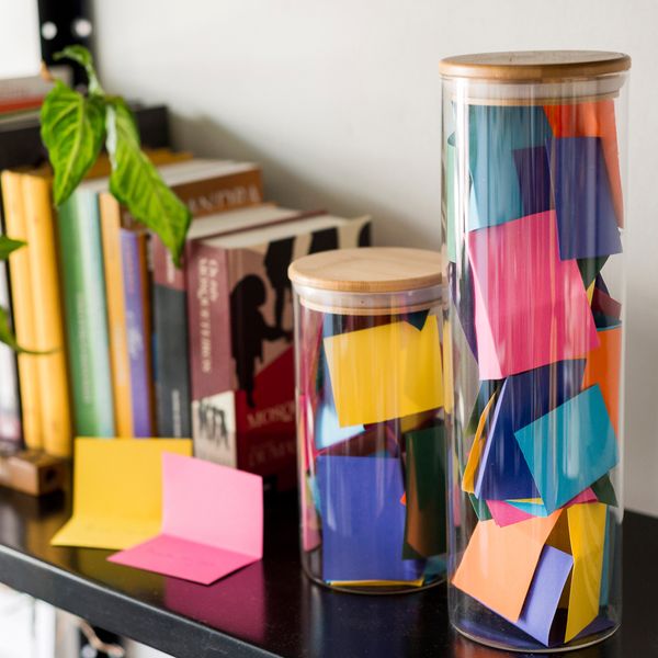 Conjunto 3 potes vidro herméticos c/ tampa de bambu - oikos