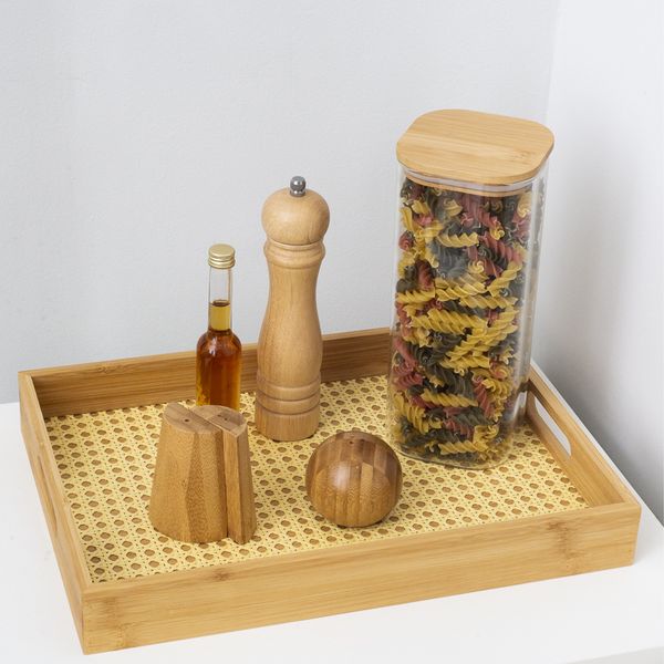 Kit potes hermeticos vidro quad flat 1900/1400/800ml - 3 pçs oikos