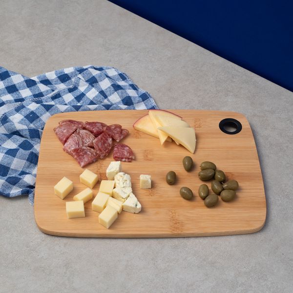 Tábua de corte 33cm c/ anel de silicone - oikos