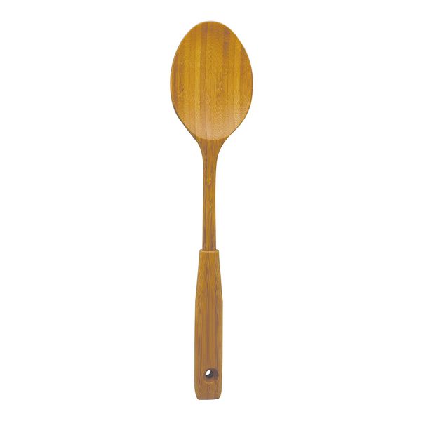 Colher de bambu natural 35cm grande - oikos