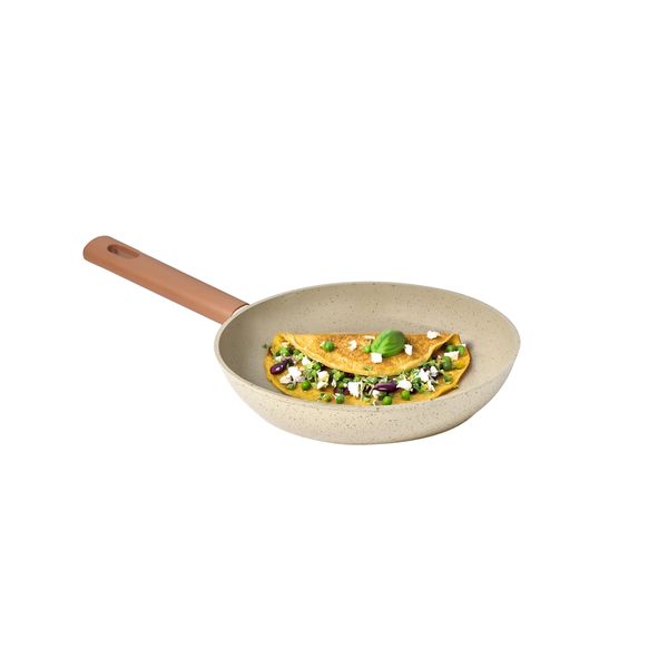 Frigideira 20cm de indução com antiaderente cerâmico mou de pitaya - oikos