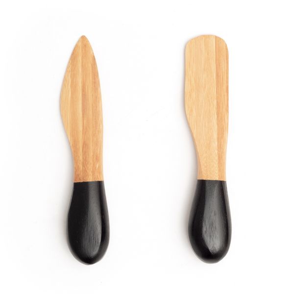 Jogo de utensílios para antepasto de bambu 2pcs - oikos