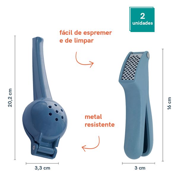 Conjunto kit de utensílios de cozinha oikos - 2 pçs