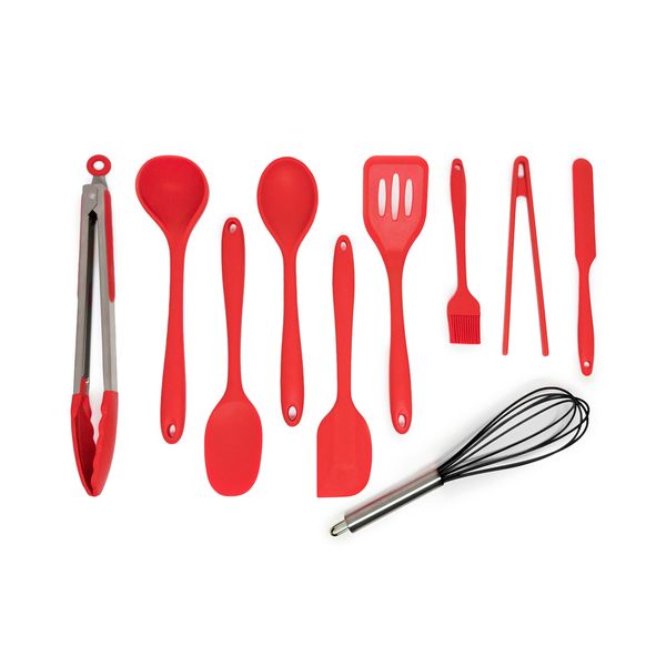 Kit de utensílios de cozinha 10 peças - oikos