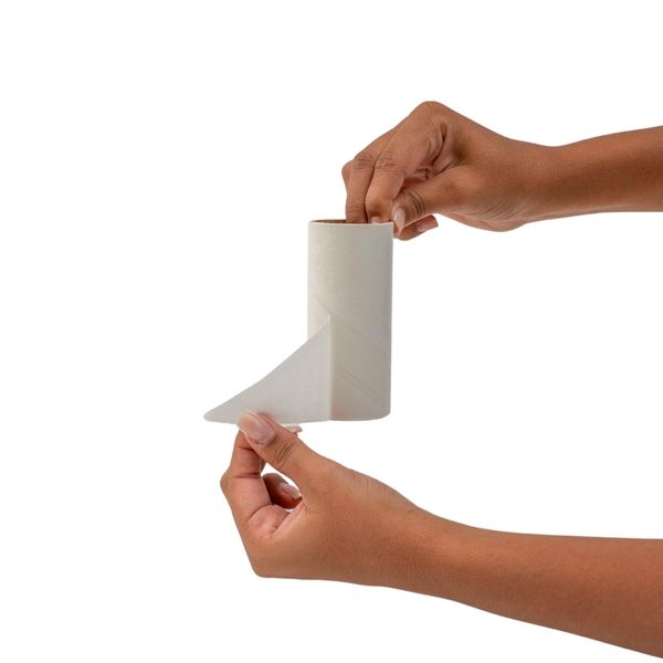 Refil rolo adesivo tira pelo com 30 folhas - simplo