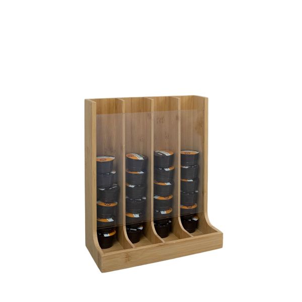 Porta cápsulas universal vertical de bambu - oikos