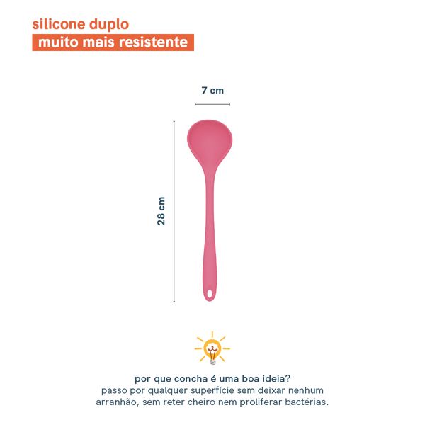 Concha de silicone oikos