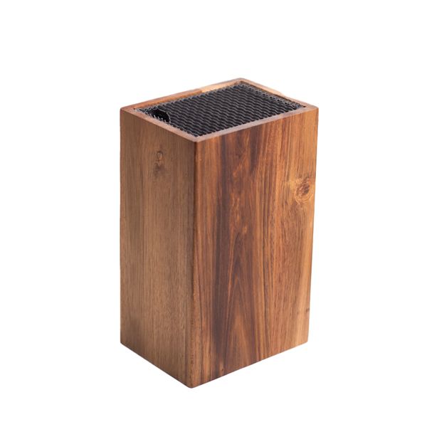 Porta facas de acácia 14cm - oikos