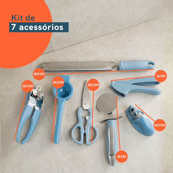 Kit de 7 acessórios essenciais oikos