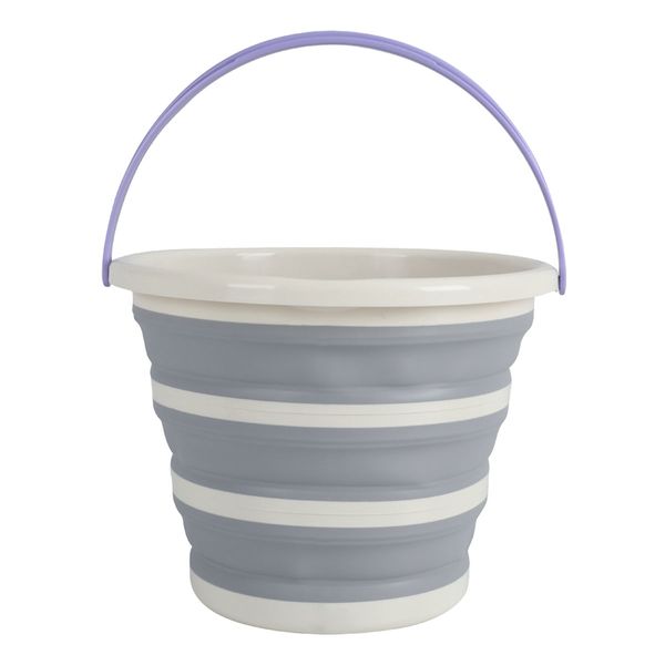 Balde dobrável de plástico 10 litros - simplo