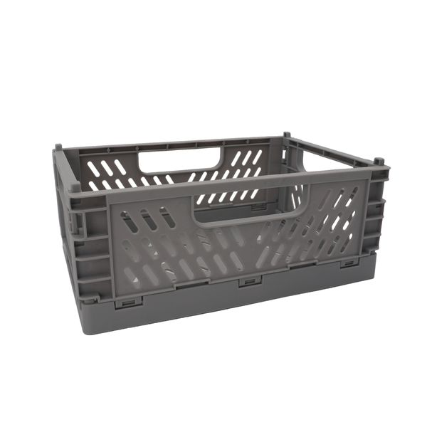 Caixa organizadora 2,3l dobrável de plástico multiuso - oikos