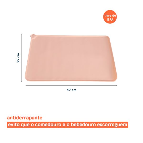 Jogo americano de silicone para pets - oikos animal