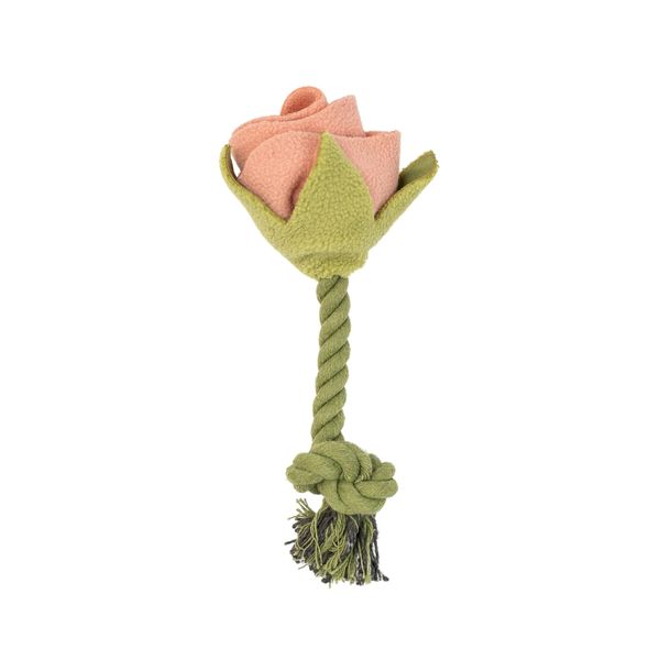 Pelúcia flor com corda para pets - oikos animal