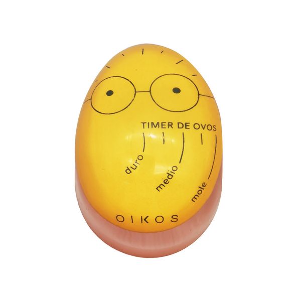 Timer de cozimento para ovos - oikos amarelo